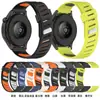 Nuevo Modelo del Fabricante Adecuado para Huawei, Samsung, Garmin, Gaochi, Suunto, Huami Correa de Reloj de Silicona con Hebilla Bicolor y Agujero Inclinado de 22 mm