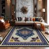Alfombra Estilo Europeo para Sala de Estar, Sofá, Mesa de Café, Dormitorio, Estilo Americano Lavable y Limpiable Gran Área Personalizada Lujo Alfombra para Sala de Estar