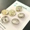 Botões de Metal de Alta Qualidade para Ternos, Jaquetas de Suéter, Camisas, Botões Redondos de Lã, Botões Redondos, Botões para Ternos e Suéteres