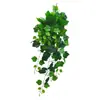 Planta artificial con hojas verdes para decoración de interiores, paisajismo de espacios, plantas verdes falsas, hiedra colgante, enredaderas biónicas para restaurantes