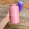 Copo Térmico Caneca de Aço Inoxidável 16oz com Revestimento Eletrolítico, Parede Dupla a Vácuo, para Sublimação, com Tampa de Bambu, Tampa de PP, Copo com Canudo