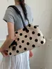 Bolsa de Mão Fashion com Bolinhas de Grande Capacidade para Mulheres, Novo Modelo 2026, Bolsa de Ombro Tote de Valor Elevado para o Dia a Dia
