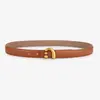 Venta Directa de Fábrica Cinturón de Moda Nuevo para Mujer, Estilo Ins Versátil de Gama Alta Retro Cinturón Dorado con Letras para Mujer