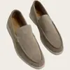 Mocassins de Verão Masculinos, Sapatos Rasos Casuais, Sapatos de Condução Slip-On, Sapatos com Aba de Tamanho Grande para Cruzamento de Fronteiras