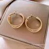 Pendientes de Alta Gama Transfronterizos Europeos y Americanos para Mujer, Aguja de Plata S925, Accesorios de Oreja Versátiles de Lujo Ligero, Pendientes de Venta Caliente en Yiwu al por Mayor y al por Menor