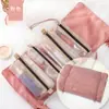 Bolsa de Cosméticos Multifuncional Portátil para Viaje Bolsa de Almacenamiento para Artículos de Tocador Simple Impermeable Cuatro en Uno Bolsa de Almacenamiento de Cosméticos para Mujer