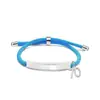 Pulsera Multicolor Transfronteriza Europea y Americana Material en Blanco en Stock Número 21 Accesorios Regalo Grabado Pulsera de Acero Inoxidable