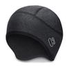Gorro deportivo cálido sin orejeras para correr esquiar otoño e invierno gorro para la cabeza para motocicleta con orificio para gafas forro de casco