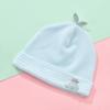 Gorro de punto para bebé recién nacido otoño e invierno algodón transpirable algodón puro lindo sin costuras sombrero protector bebé masculino y femenino 0-3 meses moda