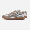 Zapatos de Entrenamiento Populares Nuevos de Piel de Vaca de Primera Capa, Suela Suave, Superficie Suave, Antideslizantes, Versátiles y Cómodos Zapatos para Hombre, Zapatos Blancos Retro de Moda