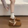 Zapatos Birkenstock Artísticos Dulces de Suela Gruesa para Mujer Otoño 2026 Retro Cuadros Correa con Hebilla Cobertura Total Slip-on Zapatos Perezosos Zapatos Individuales
