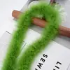 Tira de plumas planas de color directo de fábrica Tira de lana de pavo materiales de decoración manualidades regalo de Navidad DIY