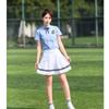 Conjunto de Uniforme Escolar Estilo Colegial Estilo Coreano Roupas de Classe Britânicas Ensino Fundamental Ensino Médio Escola Primária Turma de Formatura Uniforme jk Verão Novo