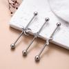 Pendientes Henson de acero inoxidable con forma de varilla y circonita, con personalidad moderna, para piercing en el cartílago.