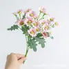 Flores artificiales en tonos rosados para arreglos de pasillo de boda, arreglos florales para salones de boda, decoraciones suaves para techos, decoraciones para escenas de hotel, flores artificiales al por mayor