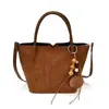 Bolsa Grande Capacidade Retrô Feminina Outono 2026 Nova Casual Ombro Único Bolsa de Mão Versátil Moda para o Trabalho Bolsa Tote Feminina