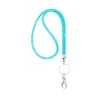 Lanyard con adornos de diamantes en stock transfronterizo, lanyard de red, porta-credencial de identificación, correa con adornos de diamantes y llavero, venta al por mayor