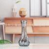 Jarrón de cristal transparente jarrón pequeño recipiente para plantas hidropónicas jarrón pequeño jarrón seco arreglo floral decoración de sala de estar