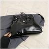 Bolso Artístico Vintage para Mujer de Cuero con Cera de Aceite de Gran Capacidad Estilo Coreano 2026 Primavera/Verano Nuevo con Cerradura de Cadena Bolso de Hombro para Viajes