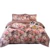 Popular Terciopelo Engrosado Leche Terciopelo Juego de Cuatro Piezas Antiestático Cálido Terciopelo Cama Cálida Sábanas y Fundas de Edredón 25 Productos Nuevos
