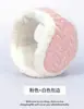 Invierno Estilo Maillard Felpa Lindo Estudiante Plegable Cubreorejas Calentador de Orejas para Mujer Pelo de Imitación de Conejo Anti-congelante Orejera