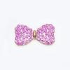 Fondo Dorado Capa Única Diamante Completo Tamaño Lazo Accesorios de Aleación para DIY Funda de Teléfono Móvil con Diamantes Accesorios de Joyería Joyería al por Mayor