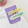 Pinza para el pelo Dopamine Juice para mujer, mechón lateral fragmentado, pinza de pico de pato para flequillo delantero, pinza pequeña para niña linda, accesorio para el cabello