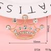 Série Coroa Letra Pérola Coroa diy Capa de Celular Beleza Feito à Mão Material Diamante Bolsa Acessórios de Joia Strass