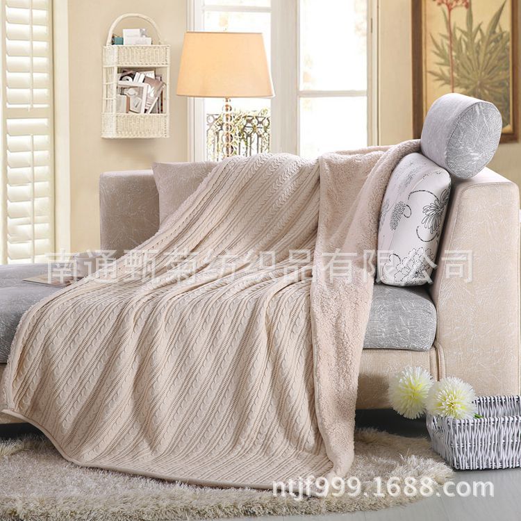 加绒棉毯