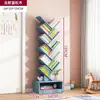 Estantería Pequeña Almacenamiento Forma de Árbol de Pie Gabinete de Dormitorio Estante de Almacenamiento para Sala de Estar Hogar Estantería Estrecha Creativa de Múltiples Niveles