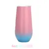 Especial transfronterizo para nuevo vaso swing6oz cáscara de huevo interior y exterior acero inoxidable 304 aislamiento al vacío copa de vino tinto Copa de champán