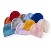 Nuevo gorro de orejeras de cachemira para niños, cálido y resistente al frío, simple y versátil, gorro de punto para ciclismo al aire libre, gorro para niños, gorro de invierno