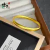 Tienda de Oro Mismo Estilo Oro de Arena Vietnamita Anillo Sencillo Pulsera Sutra del Corazón Anillo Sencillo Antiguo para Mujer Pulsera Sutra del Corazón Joyería Manual Sólida Venta al por Mayor