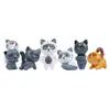 6 estilos de figuras de gato de 3ª generación para armar tú mismo para un jardín fresco y lindo, helado, repostería, decoración de plantas suculentas y ornamentación