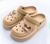EVA Bear Couple Cave Shoes Outdoor Respirável Dupla-uso Viagem Foto Sapatos Indoor Confortável Homens e Mulheres Sapatos de Praia