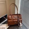 Bolso de Hombro Retro de Gran Capacidad Transfronterizo para Viajes Diarios para Mujer 2025 Nuevo Maletín Sencillo Bolso Tote Versátil