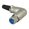 P593 Cartão cotovelo Carnon mãe dragão cotovelo de 90 graus soldagem cabeça fêmea Linha de balanceamento linha de microfone conexão DIY amplificador