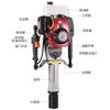 Máquina Perforadora de Gasolina Pequeña Manual Eléctrica de Impacto Triángulo de Pilote Ingeniería Carretera Barrera Ondulada Tubería de Acero Prevención de Inundaciones Pilote de Madera