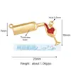L37 Accesorios para Joyería DIY Conector de Collar Ojo del Diablo Chapado en Oro de Cobre Puro Microincrustado Amor