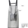 Delantal Transparente TPU Impermeable y a Prueba de Aceite, No Requiere Lavado, Adecuado para Tiendas de Mamás y Bebés, Cafeterías de Té de Leche, Restaurantes, Diseño Elegante y Sencillo, Resistente al Aceite
