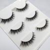 Empuje caliente transfronterizo natural largo multicapa tridimensional pestañas postizas tres pares pestañas 3D naturales cruzadas suministro de comercio exterior