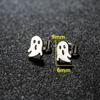 Código externo cross-border novos brincos de fantasma engraçados de Halloween europeus e americanos brincos de personalidade brincos de osso de orelha unhas em estoque atacado