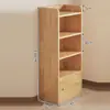 Estantería de almacenamiento de madera maciza para sala de estar, estantería infantil integrada simple, estantería de varios niveles para el hogar para dormitorio y jardín de infantes, modelo nuevo