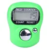 Mini contador de dedos de cinco dígitos, contador de anillos electrónico, múltiples colores en stock, suministro