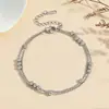 Pulsera Redonda de Perlas Doradas de Lujo Ligero con Diseño de Doble Capa, Retención de Color Duradera, Acero de Titanio, Exquisita, Realza el Cutis, Joyería Versátil para Mujer