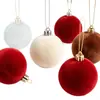 Decorações de Natal, Bolas Aveludadas de Natal, Bolas de Natal Aveludadas, Bolas Penduráveis de Natal, Enfeites Pendentes, Decorações para Árvore de Natal