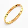 Pulsera geométrica vintage de pedrería transfronteriza, electrochapada en aleación de zinc, hecha a mano, joyería cuadrada para hombre, joyería al por mayor, estilo europeo y americano