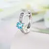 Nuevos Pendientes de Moda Hensen de Estrella de Cinco Puntas, Circonita, Estilo Simple de Nicho Ins, Versátiles, con Pendiente Recto
