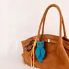 Pingente de Bolsa Série Miu em Feltro de Lã Nepalesa Chaveiro de Carro Tecido à Mão Presente para Casal Pingente Atacado