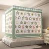 Cortina Opaca Nueva Estampada 2025 Mosquitero Tipo Cama de Tres Puertas Exclusivo para el Sudeste Asiático para Repeler y Prevenir Mosquitos